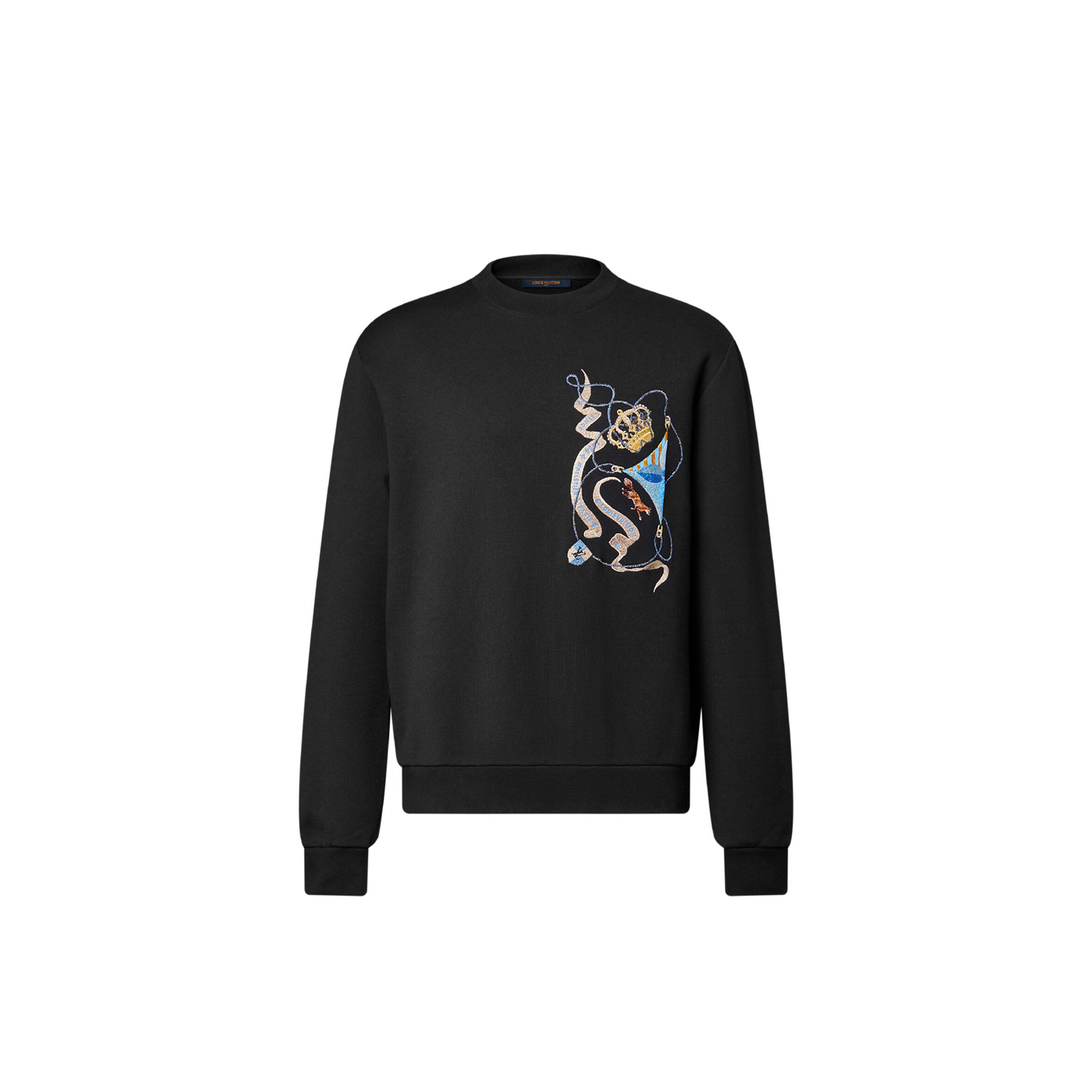 l0vis Vvtt0n embroidered long-sleeved sweatshirt 1ajccw